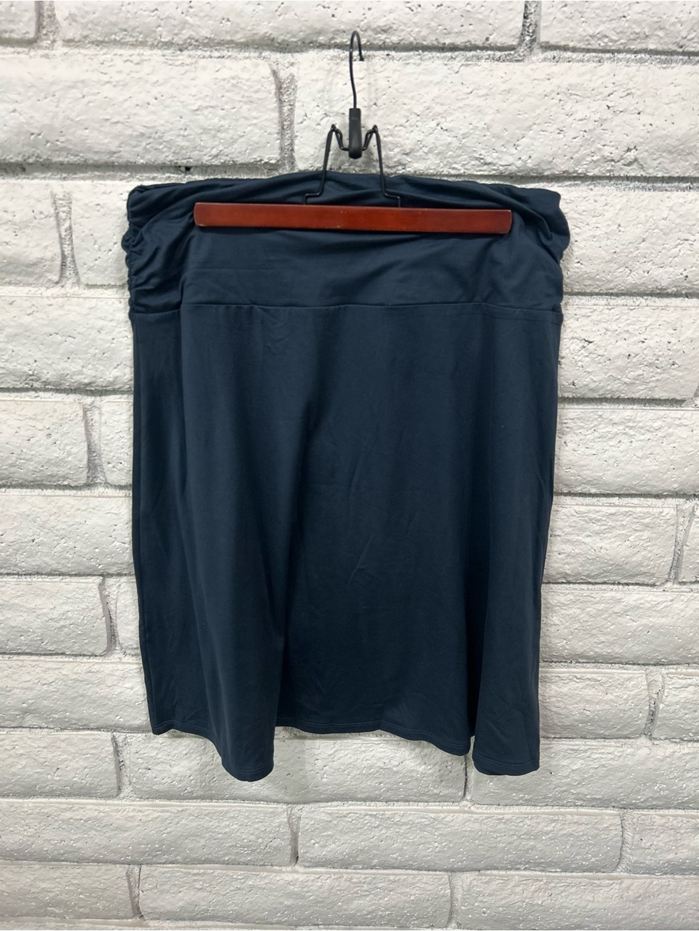 North River Outfitters Skirt Womens Navy Stretch Pull On Casual NWT